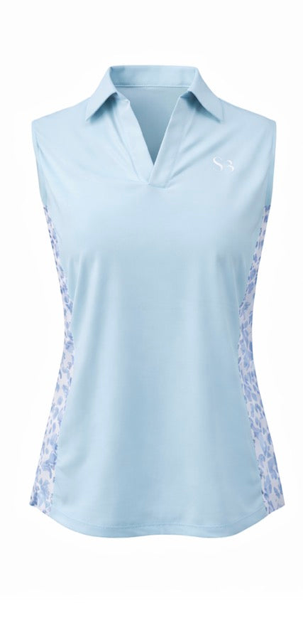Floral sleeveless shirt  image 0