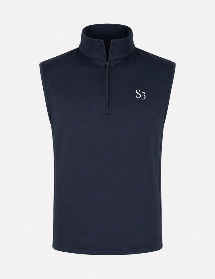 Mens Half Zip Gilet image 0