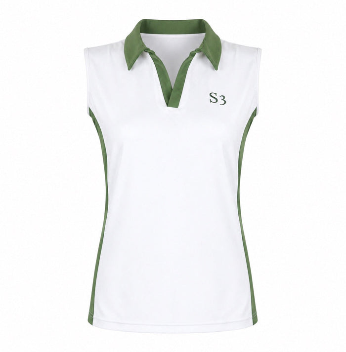 Ladies Sleeveless Panel Shirt image 0