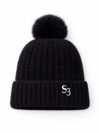 Plush Fleece Lined Bobble Hats image 1