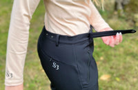 Ladies Fleece Lined Trousers - fleece lining detail