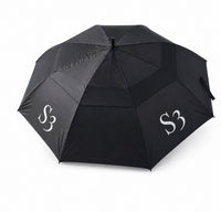S3 30'' Double Canopy Umbrella - black golf umbrella